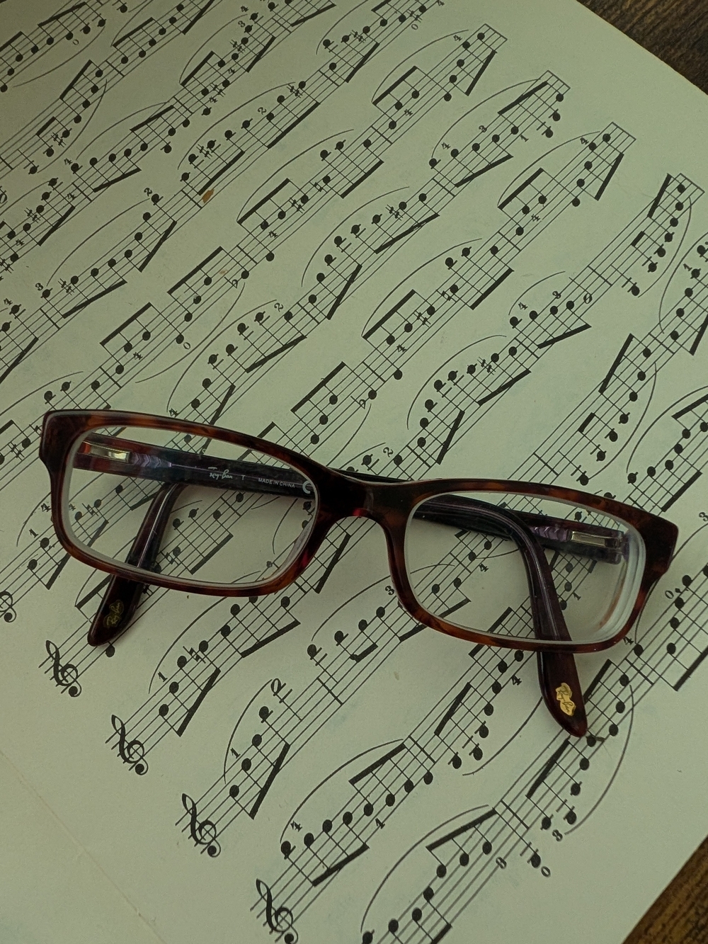 Ray Ban Brown Rectangular Glasses - Picture 4 of 8